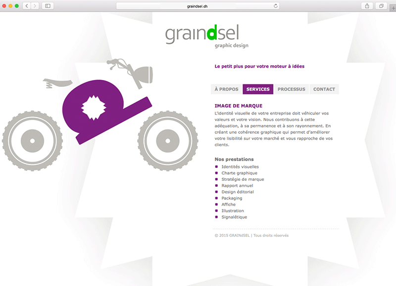 Site web, services