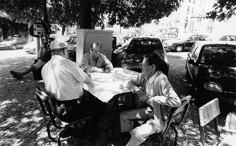 Lisbonne joueurs de cartes